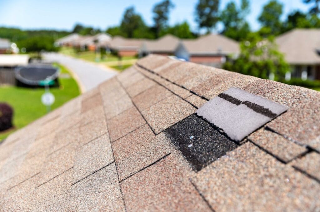 storm damage roof repair in Omaha