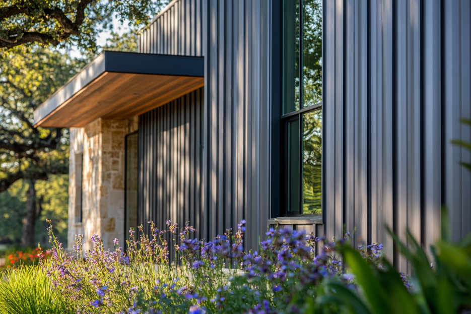 metal siding panels highlighting weather resistance features