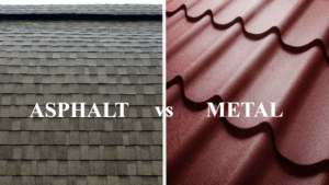asphalt shingle vs metal roofing in Nebraska