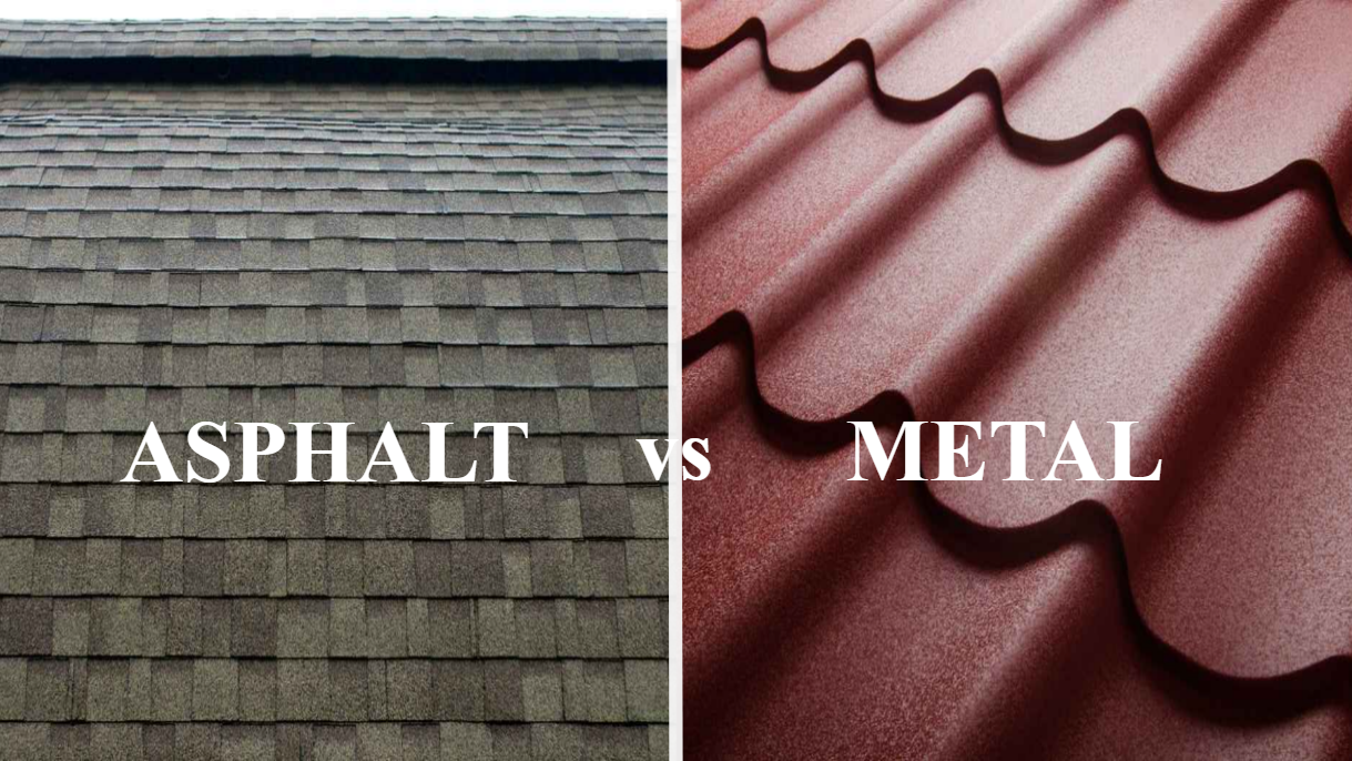 asphalt shingle vs metal roofing in Nebraska